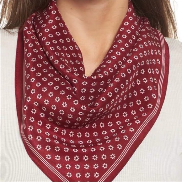 Madewell silk bandana scarf - Picture 2 of 5